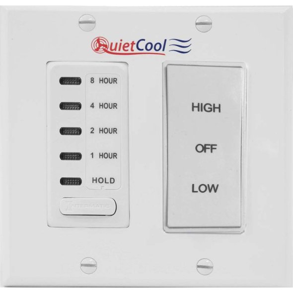 QuietCool 2 Speed 4505 CFM Energy Saving Whole House Fan ES-4700