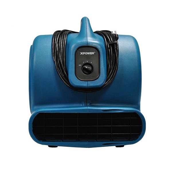 XPOWER 800 Series Air Mover 3 Speed 3600 CFM Max P-830-BLUE