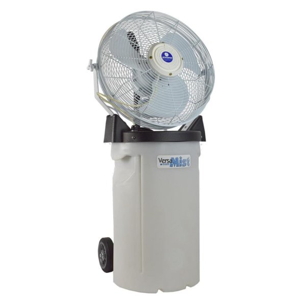 Versa Mist 18 inch 3 Speed Misting Fan w/ 14 Gal Tank & Wheeled Cart 2200 CFM PVM18C