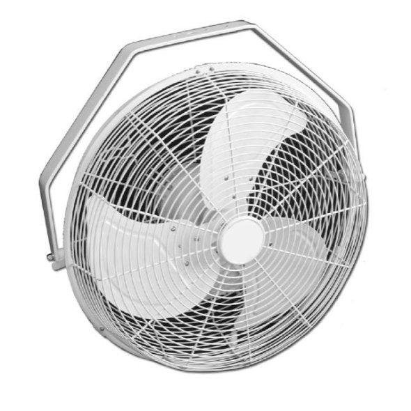 White High Velocity Outdoor Rated Air Circulator Fan 18 inch 6357 CFM 3 Speed 102576