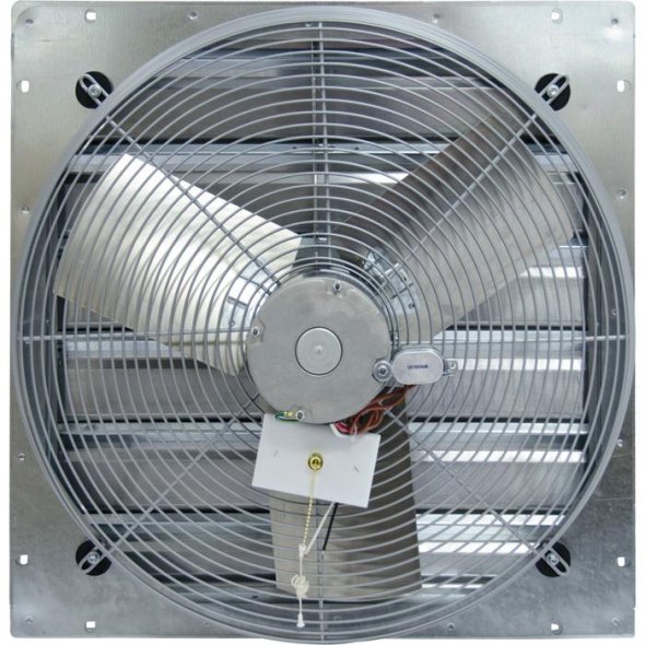 TPI Wall Exhaust Fan w/ Shutters 3 Speed 16 inch 2100 CFM CE16-DS