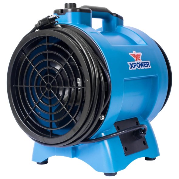 XPOWER 2-In-1 Confined Space Ventilator 8 inch Variable Speed 1200 CFM X-8