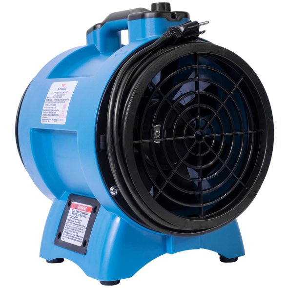 XPOWER 2-In-1 Confined Space Ventilator 8 inch Variable Speed 1200 CFM X-8