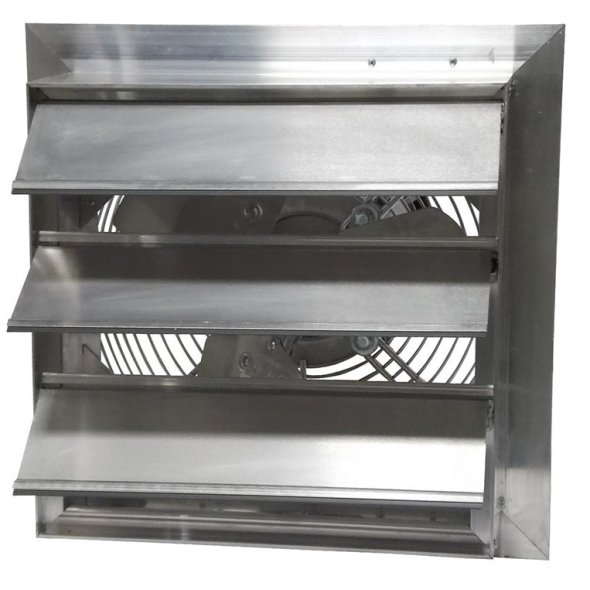 AX Explosion Proof Aluminum Wall Exhaust Fan w/ Shutters 24 inch 5520 CFM 3 Phase AX24-4M