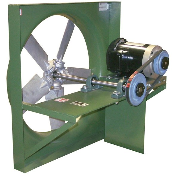 HVA Panel Mount Exhaust Fan 48 inch 22430 CFM Belt Drive 3 Phase HVA48T30200M