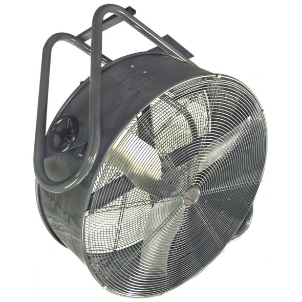 HVR Portable Tilt Drum Fan 2 Speed 24 inch 7000 CFM Direct Drive HVR24
