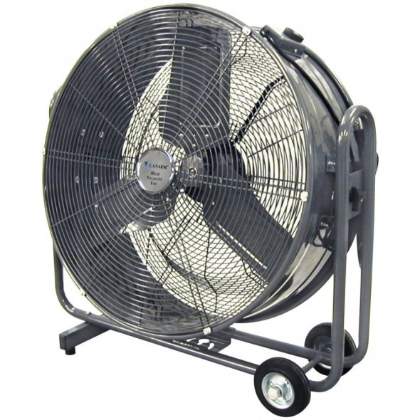 HVR Portable Tilt Drum Fan 2 Speed 24 inch 7000 CFM Direct Drive HVR24