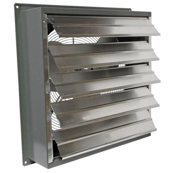 SD Explosion Proof Wall Mount Exhaust Fan w/ Shutters 24 inch 5500 CFM SD24-XPF