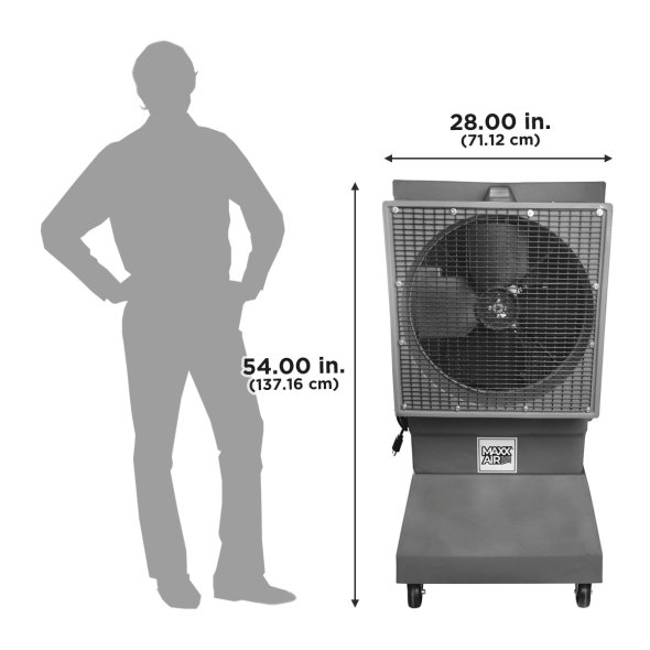 Maxx Air Portable Evaporative Cooler 18 inch 5500 CFM Variable Speed EC18DVS