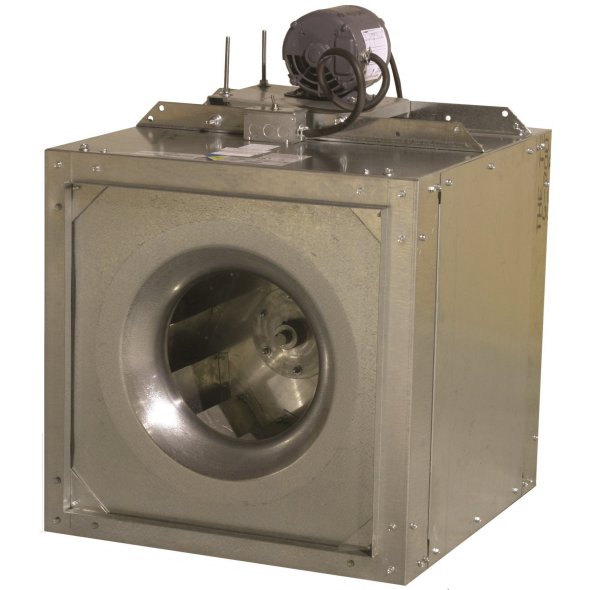 Square Inline Duct Fan 10 inch 1581 CFM Belt Drive SQB10QH1S