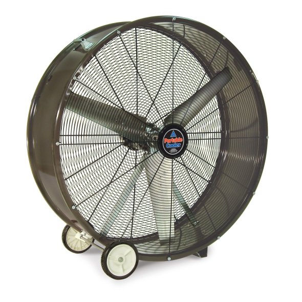 QBD Portable Cooler Drum Fan 2 Speed 42 inch 13200 CFM Direct Drive QBD4223