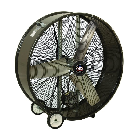 QBX Heat Buster Portable Drum Fan 2 Speed 42 inch 13000 CFM Belt Drive QBX4223