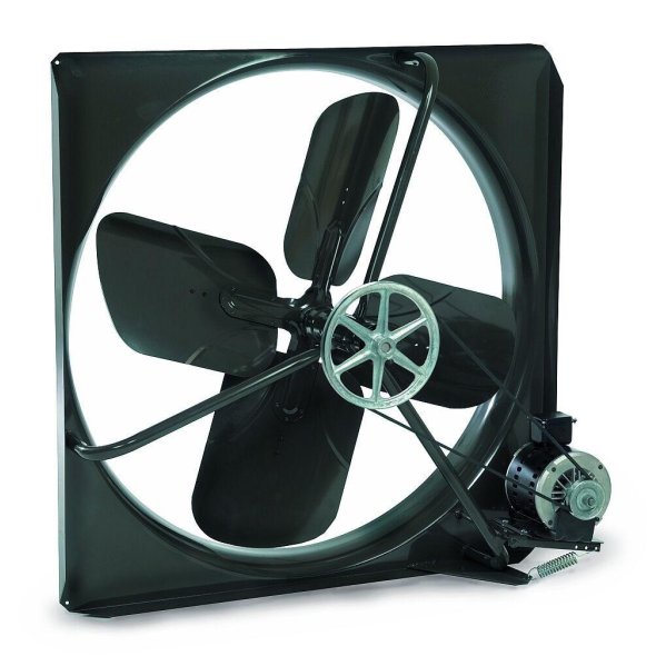 V Panel Exhaust Fan 2 Speed 24 inch 3900 CFM Belt Drive V2422