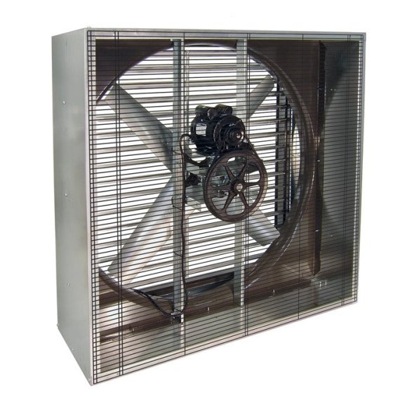 VIK Cabinet Exhaust Fan w/ Shutters 42 inch 13000 CFM Belt Drive VIK4213-V