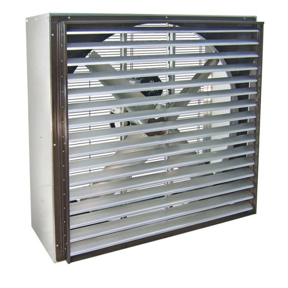 VIK Cabinet Exhaust Fan w/ Shutters 42 inch 16000 CFM Belt Drive VIK4215-U