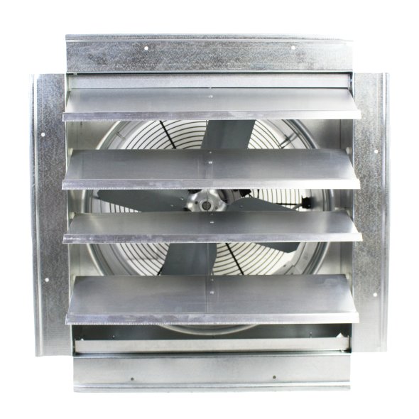 Maxx Air Exhaust Fan w/ Shutters 1 Speed 14 inch 1400 CFM Direct Drive IF14UPS