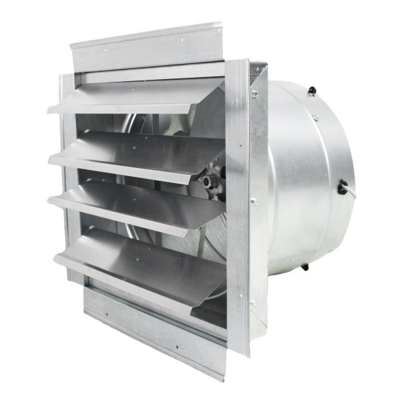 Maxx Air Exhaust Fan w/ Shutters 1 Speed 14 inch 1400 CFM Direct Drive IF14UPS