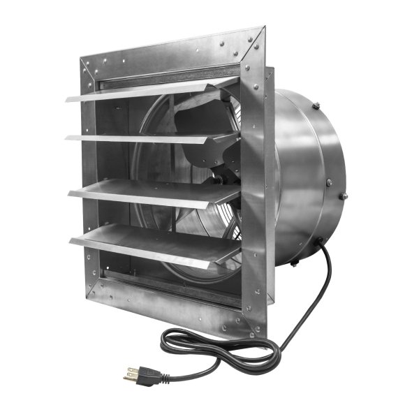 Maxx Air Exhaust Fan w/ Shutters 1 Speed 14 inch 1400 CFM Direct Drive IF14RUPS