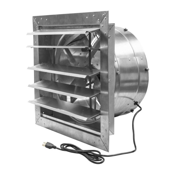 Maxx Air Exhaust Fan w/ Shutters 1 Speed 18 inch 3000 CFM Direct Drive IF18RUPS