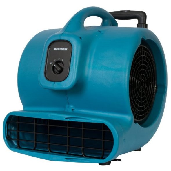 XPower Air Mover w/ Telescopic Handle & Wheels 3 Speed 3600 CFM X-830H