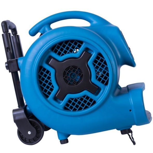 XPower Air Mover w/ Teloscopic Handle and Wheels 3 Speed 3200 CFM P-800H-BLUE