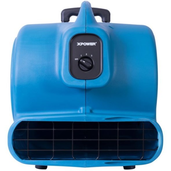 XPower Air Mover w/ Teloscopic Handle and Wheels 3 Speed 3200 CFM P-800H-BLUE