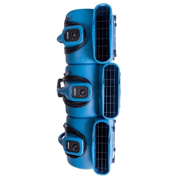 XPower Air Mover w/ Teloscopic Handle and Wheels 3 Speed 3200 CFM P-800H-BLUE