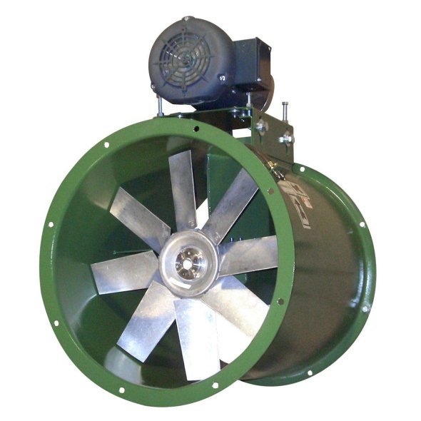 WTA Tube Axial Fan Wet Environment 24 inch 6750 CFM Belt Drive 3 Phase WTA24T30075M