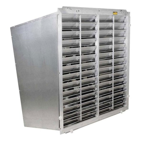 Typhoon Slant Wall Exhaust Fan 50 inch 18160 CFM 3 Phase Belt Drive VNS50S3