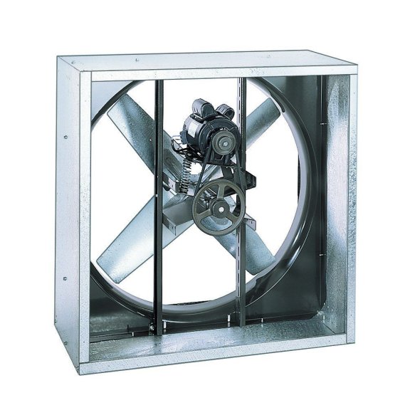 VI Cabinet Exhaust Fan Totally Enclosed 24 inch 5000 CFM 115/230 Volt Belt Drive VI2413T-U
