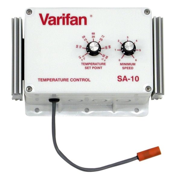 Varifan Variable Speed Control w/ Temp Probe up to 10 Amps 115/230V VFSA-10C/S
