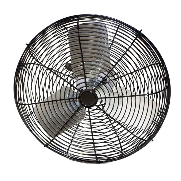 Black Basket Air Circulator Fan 24 inch 5850 CFM Variable Speed 24R4BV