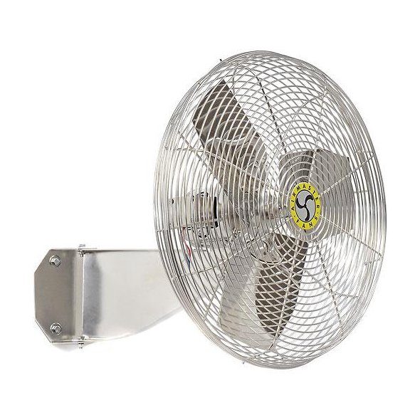 Airmaster Washdown Duty Wall Circulator Fan 30 Inch 8800 CFM Stainless Steel 70767