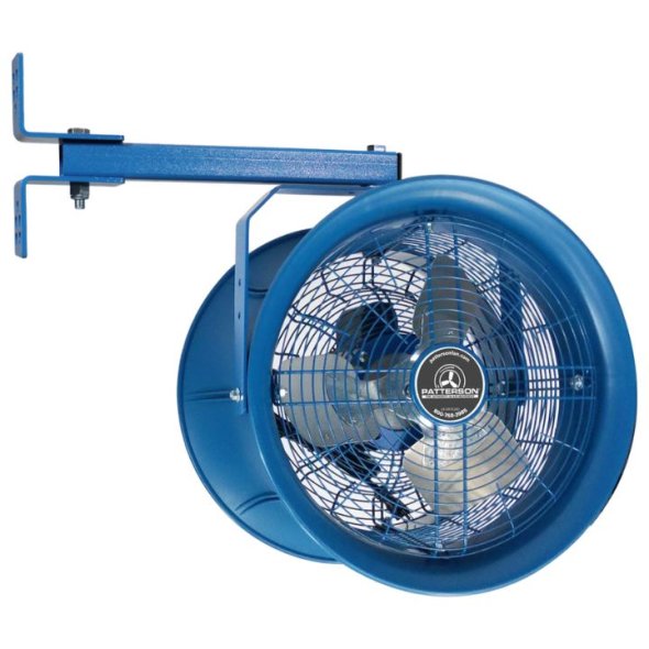 Patterson High Velocity Industrial Barrel Fan 18 Inch 3800 CFM 277V 1 Phase (choose mount) H18C