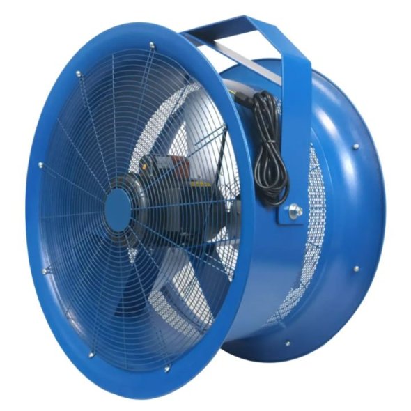 Patterson High Velocity Industrial Barrel Fan 26 Inch w/ Mounting Options 7650 CFM 277V 1 Phase H26C