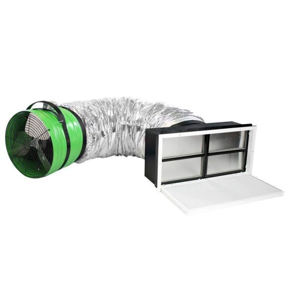 QuietCool 2 Speed 5003 CFM Energy Saving Whole House Fan ES-5400