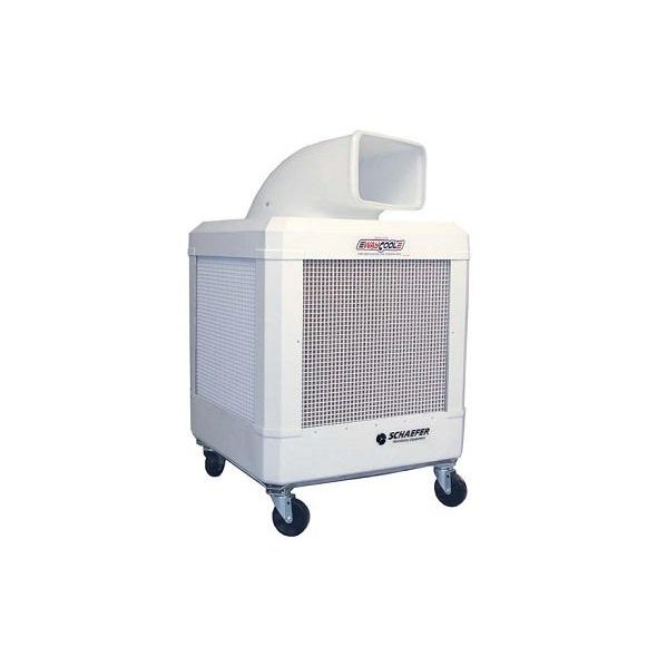WayCool Portable Oscillating White Evaporative Cooler 4,700 Sq. Ft. Coverage 2 Speed w/ Automatic Shut-off WC-1HPMFAOSC