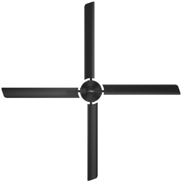 Hunter XP 10 foot HVLS Ceiling Fan w/ Remote 2500 Sq Ft Coverage 120 Volt 72291