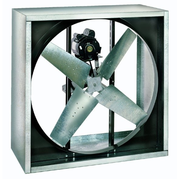 VI Cabinet Exhaust Fan 24 inch 4100 CFM 115 Volt Belt Drive 2 Speed VI2422-V
