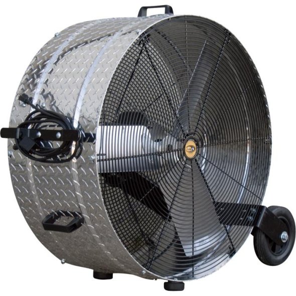 Diamond Brite Portable Drum Fan 30 inch 9100 CFM Direct Drive VI3012WB