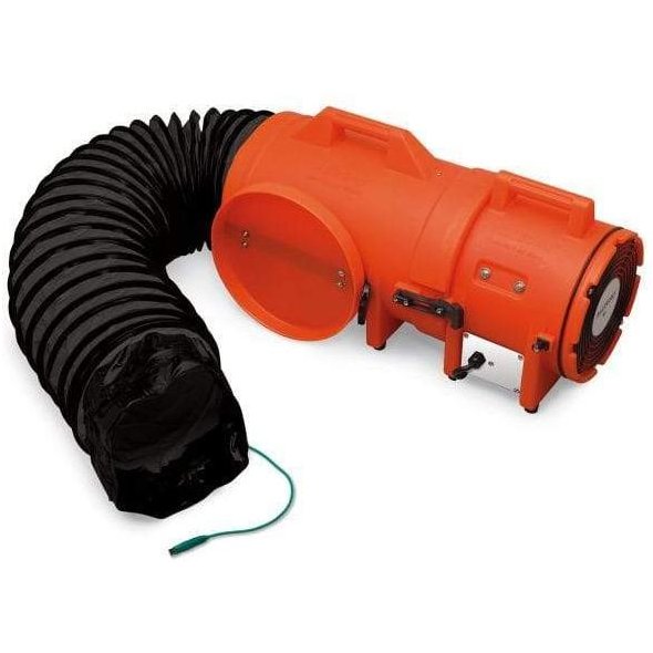 Explosion Proof Axial Confined Space Blower 12 inch w/ Canister & 25' Duct 1484 CFM 9548-25