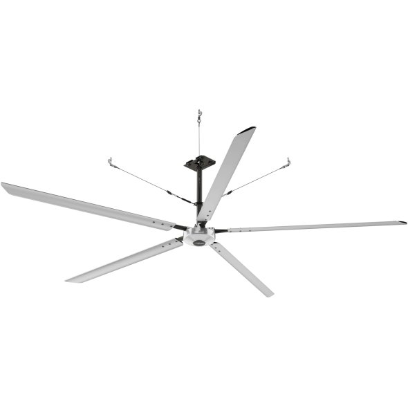 Hunter Titan 16 foot HVLS Ceiling Fan 10000 Sq Ft Coverage 220 Volt 72263