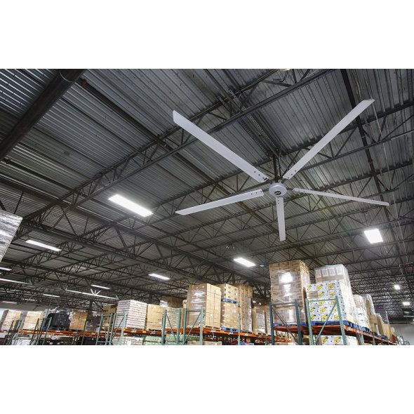 Hunter Titan 16 foot HVLS Ceiling Fan 10000 Sq Ft Coverage 220 Volt 72263
