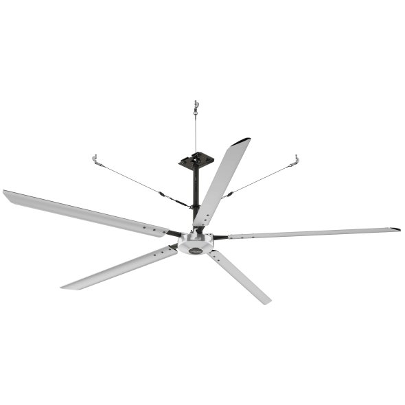Hunter Titan 14 foot HVLS Ceiling Fan 7744 Sq Ft Coverage 3 Phase 460V 72254