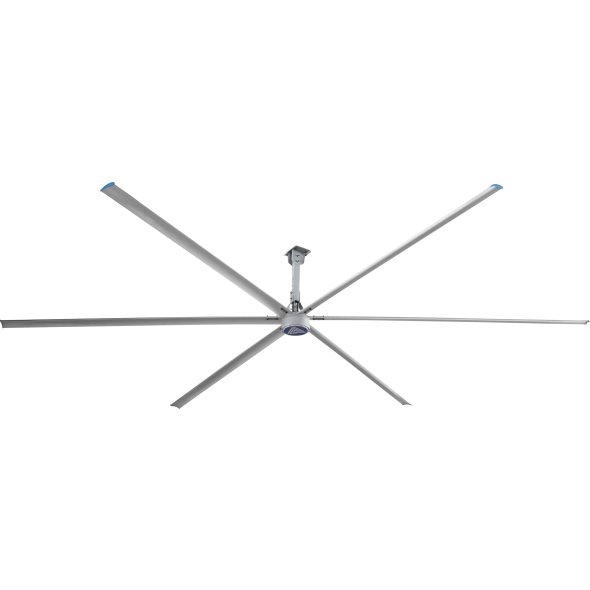 Patterson V-Series HVLS Ceiling Fan 24 foot 23732 Sq Ft Coverage w/ VFD Control 460V 3 Phase V24B-460
