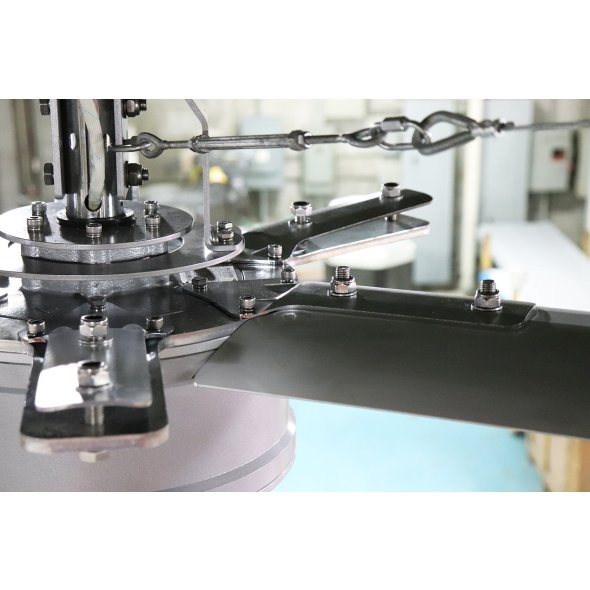 Patterson V-Series HVLS Ceiling Fan 24 foot 23732 Sq Ft Coverage w/ VFD Control 460V 3 Phase V24B-460