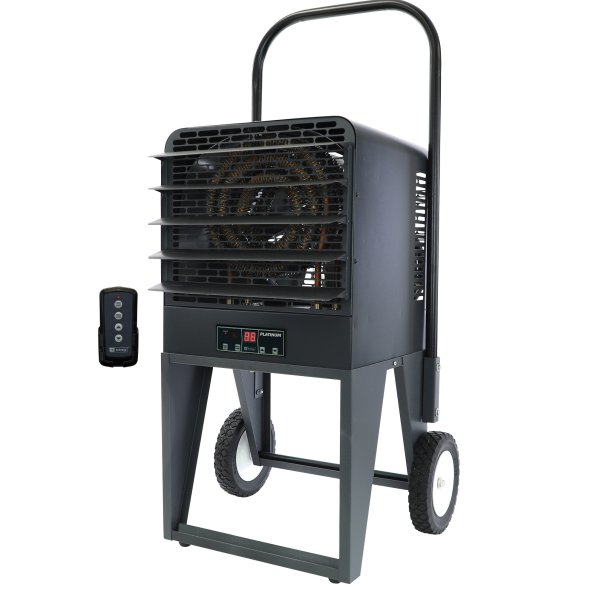 King Platinum Industrial Portable Heater w/ LED Display & Remote 34100 BTU 208V 1 Phase PKB2010-1-P
