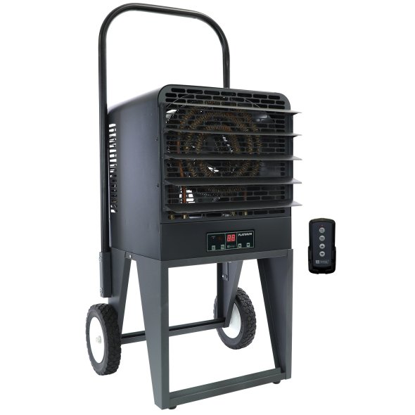 King Platinum Industrial Portable Heater w/ LED Display & Remote 34,100 BTU 480V 3 Phase PKB4810-3-P