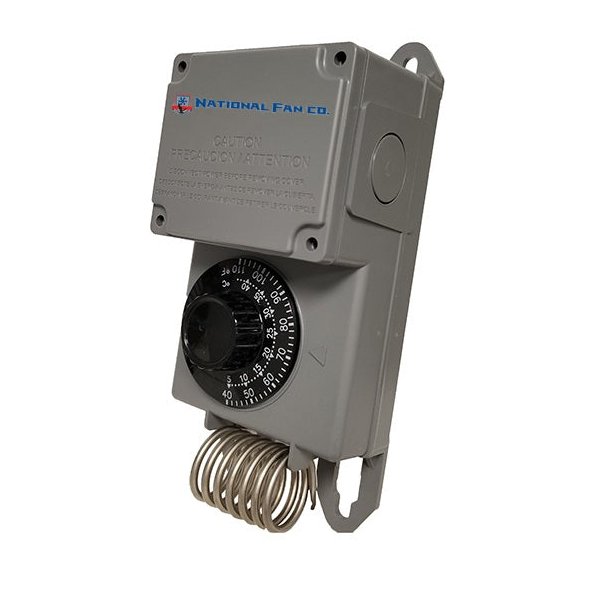 Single Stage Moisture Proof Thermostat Rated 40F - 100F (Heating & Cooling) NFC115