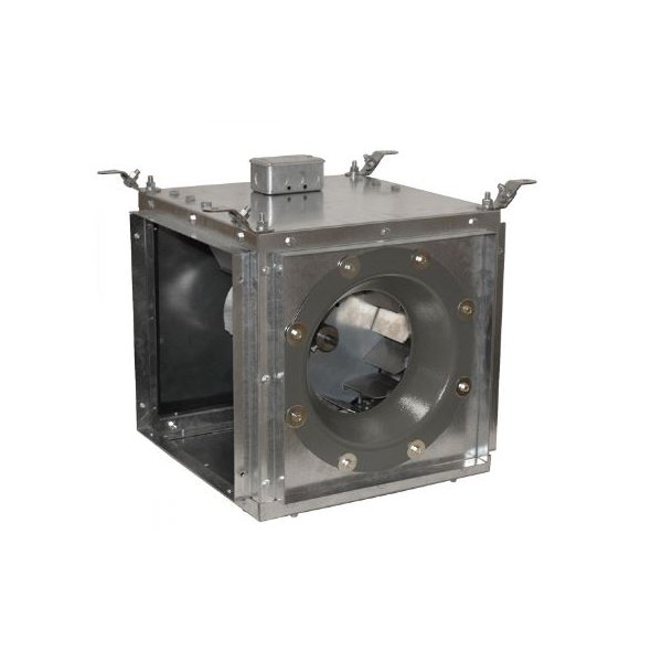 Square Inline Blower 16 inch 3750 CFM High Efficiency EC Variable Speed Motor Direct Drive GSQ165-D-EC